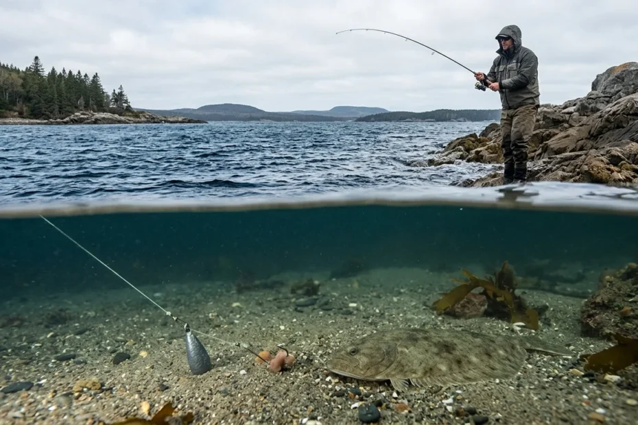 Fishing for Flounder in Canada