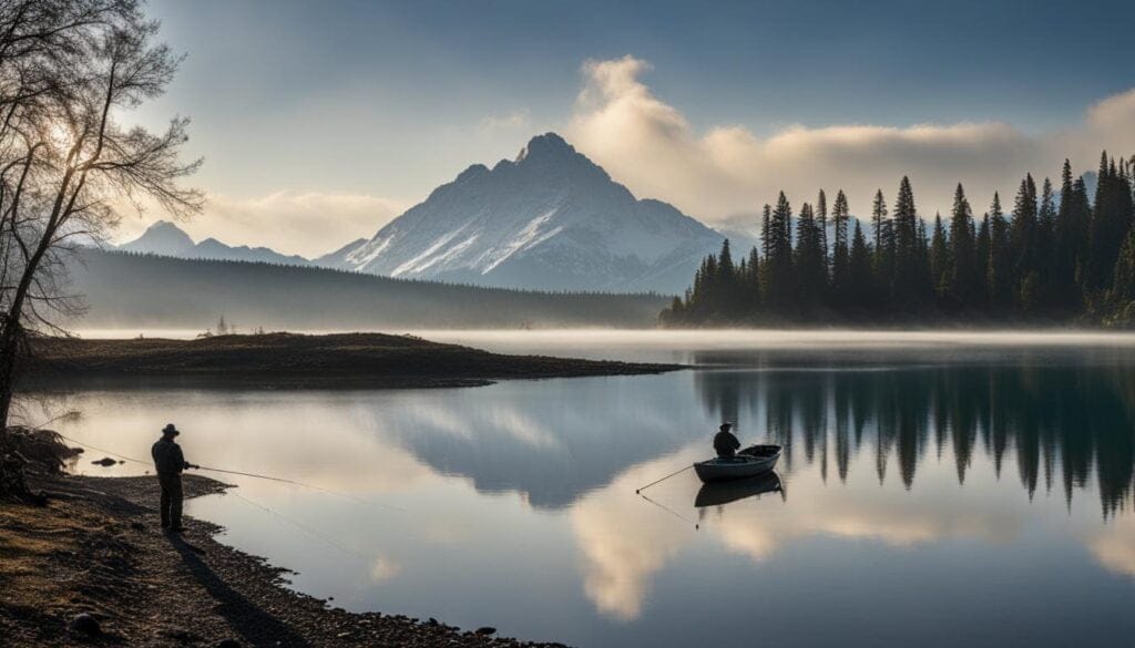 How to fish for trout in a lake