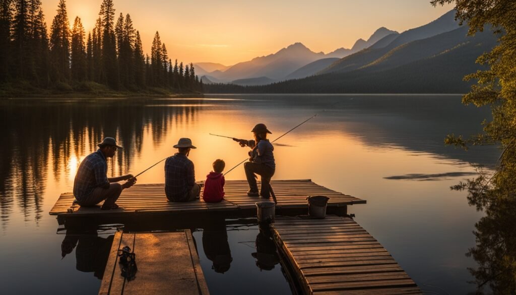 Family Fishing in Canada