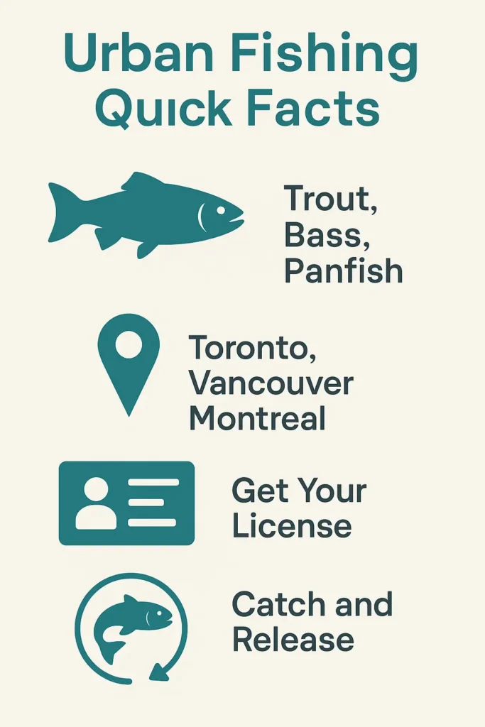 Urban Fishing Canada Quick Facts