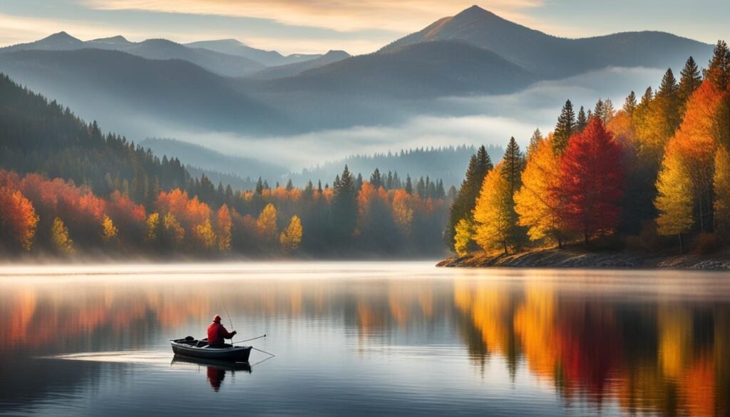 fall fishing in Canada