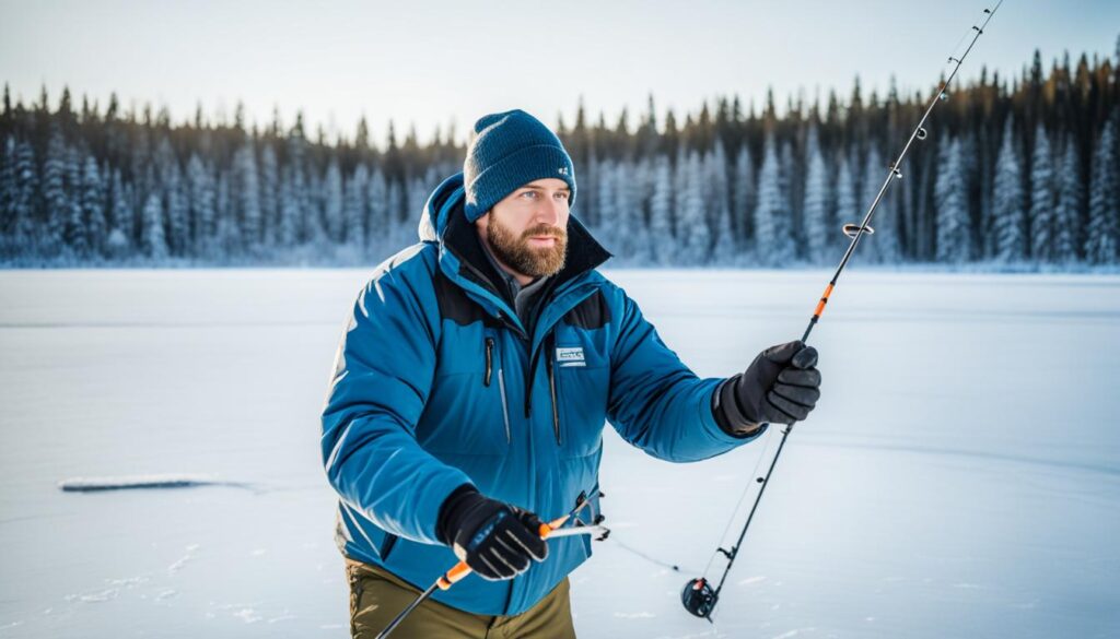 jigging for ice fishing