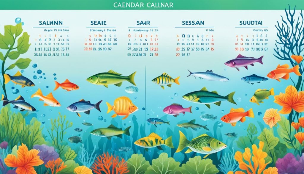 seasonal fishing calendars