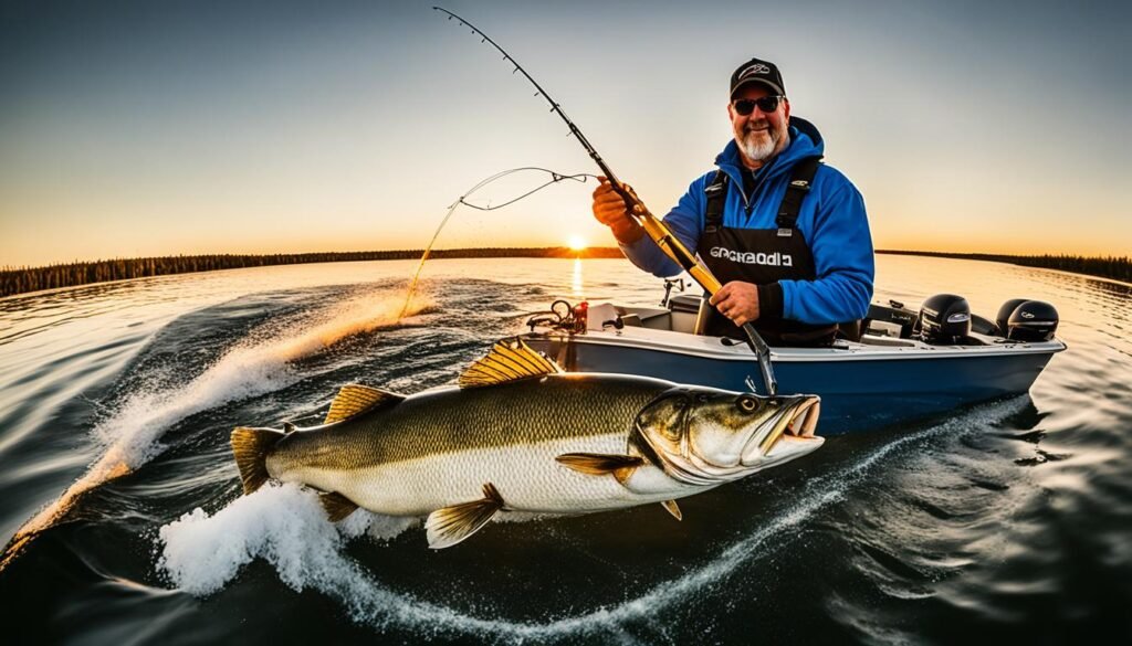 trophy walleye Lake Winnipeg