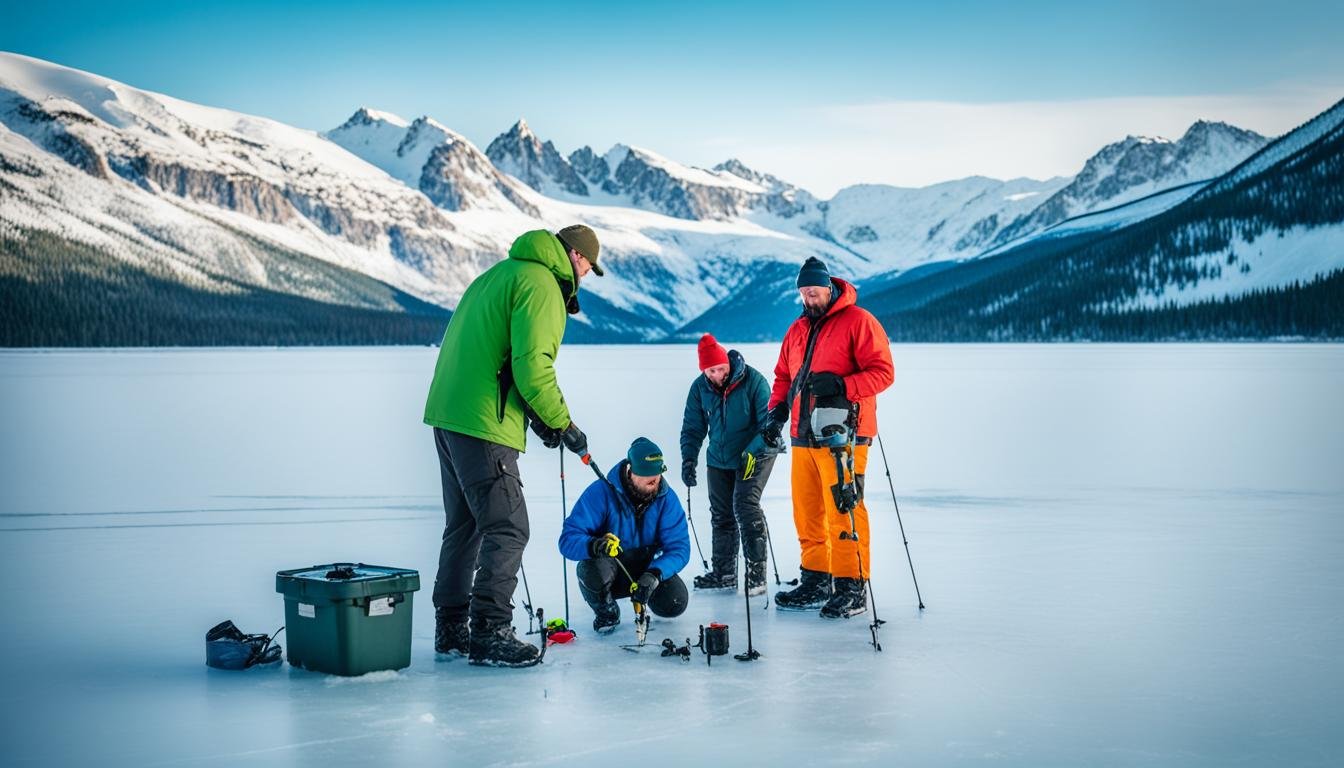 beginner ice fishing