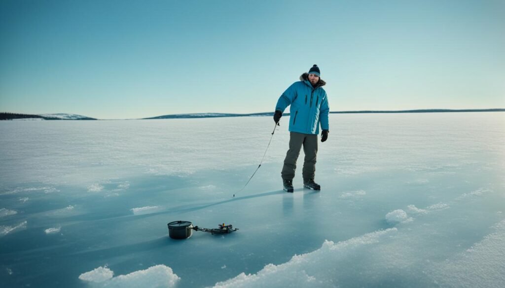 ice fishing whitefish