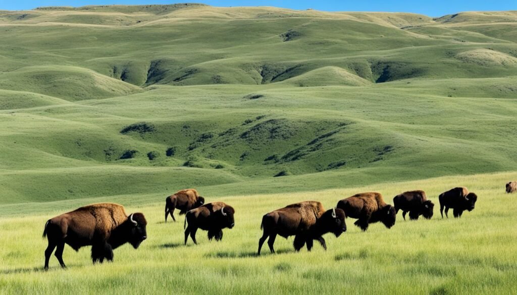 bison sightings in Theodore Roosevelt National Park