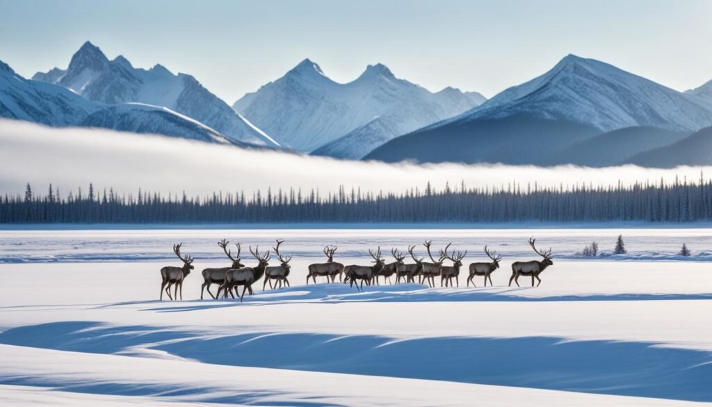 prime caribou watching areas