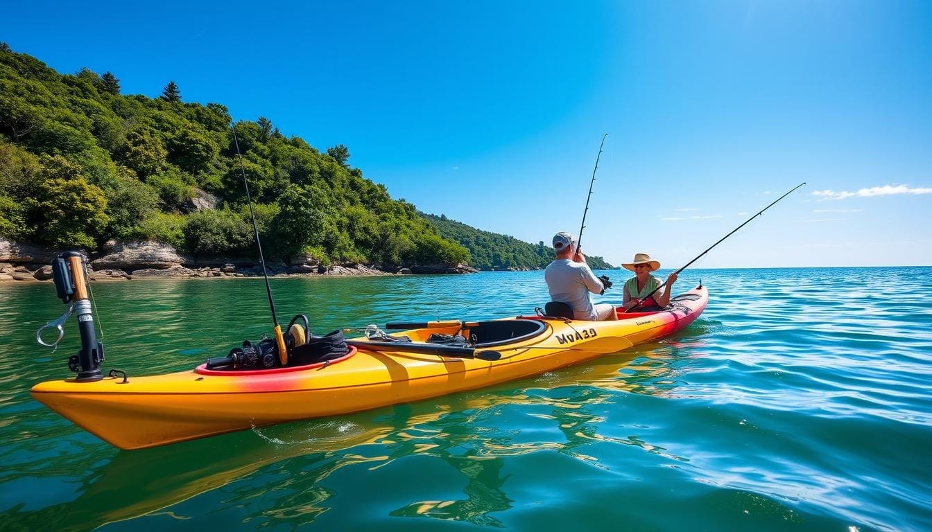 Shoreline Fishing from a Kayak