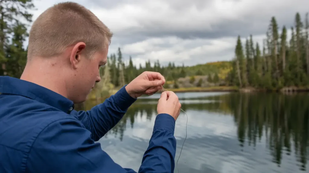 How to Tie a Hook on a Fishing Line