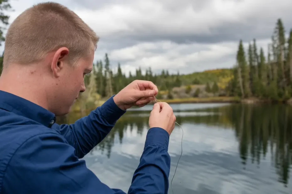 How to Tie a Hook on a Fishing Line