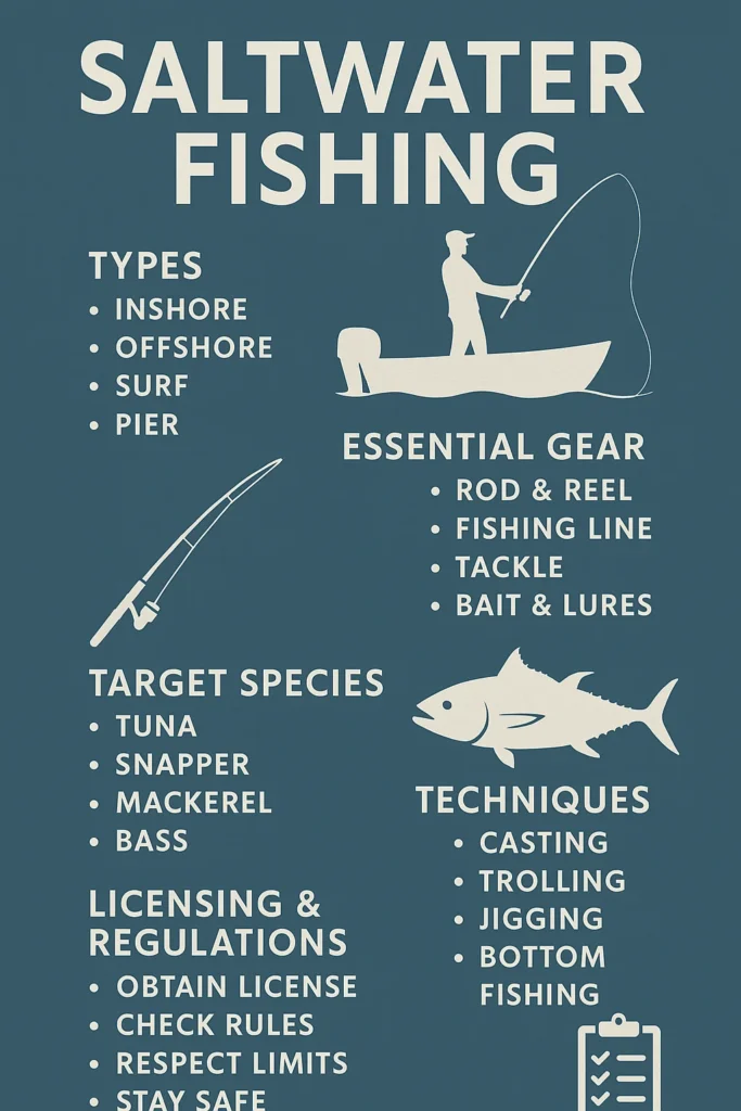 Saltwater fishing guide