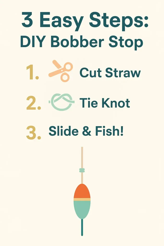 3 Easy Steps DIY Bobber Stop