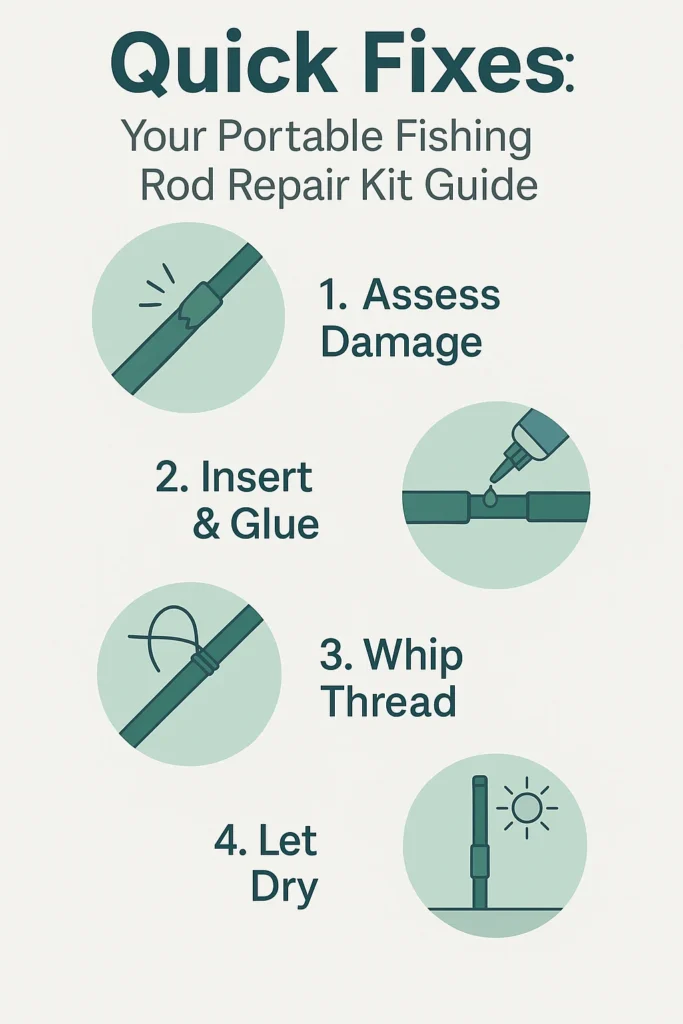 Fishing rod repair guide