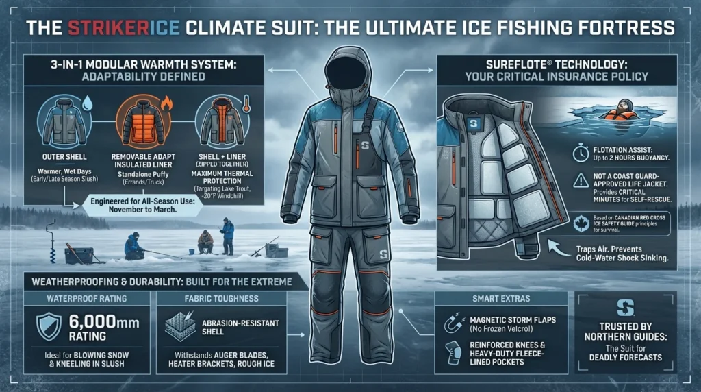 Strikerice ice fishing suit
