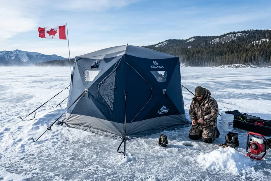 Best Ice Fishing Shelter for Windy Lakes in Canada