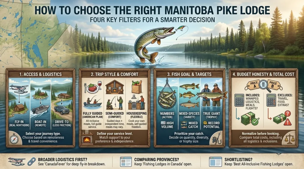Choosing Manitoba Pike Lodge