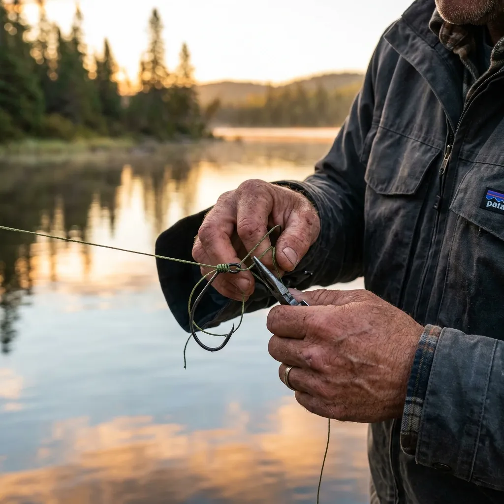 How to Tie a Fishing Hook