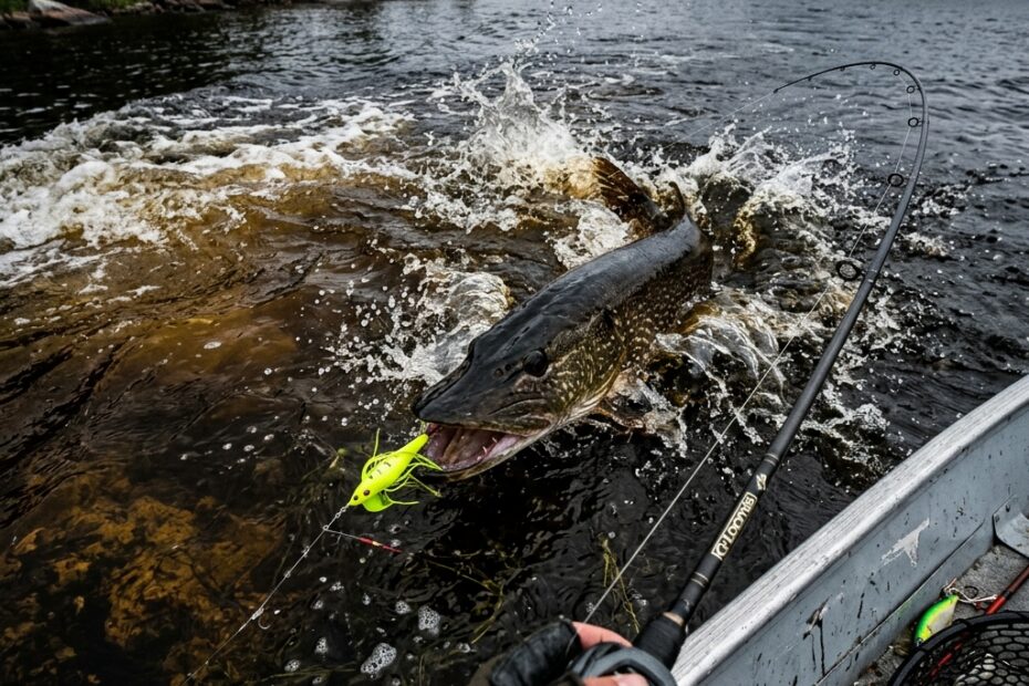 best pike lures stained water featured