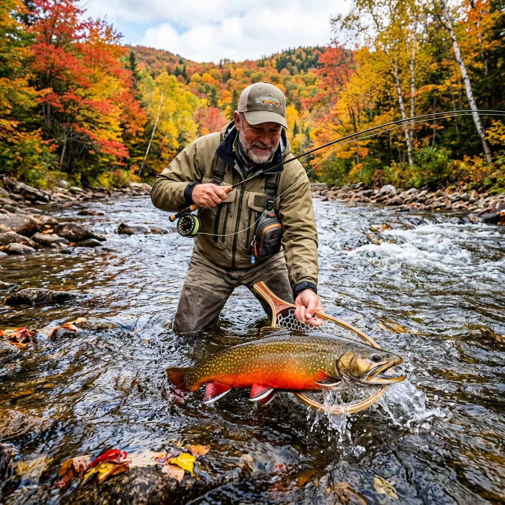 guided brook trout trips quebec featured