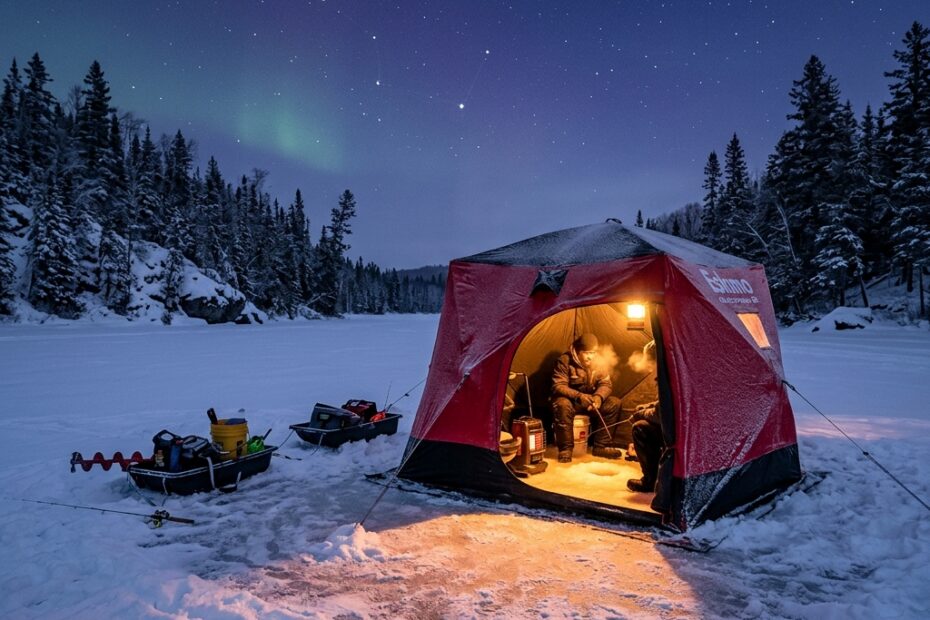 ice fishing shelters canada featured