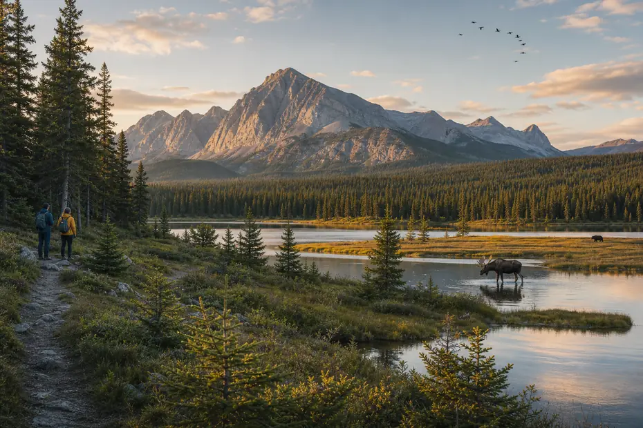 Canadian coastal and outdoor trip planning scene